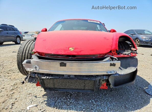 WP0AC2A82GK192399 2016 PORSCHE CAYMAN Red Vista frontal