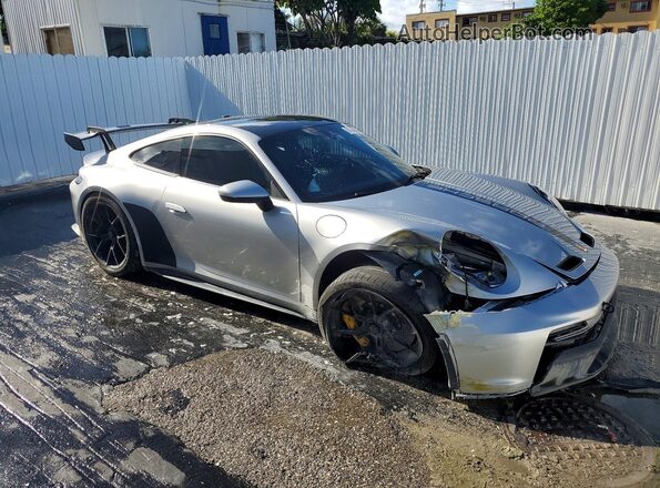 WP0AC2A93NS268735 2022 PORSCHE 911 Серый Передняя правая четверть