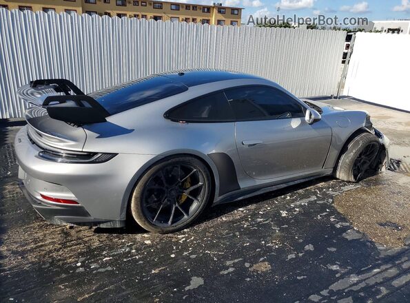 WP0AC2A93NS268735 2022 PORSCHE 911 Серый Задняя правая четверть