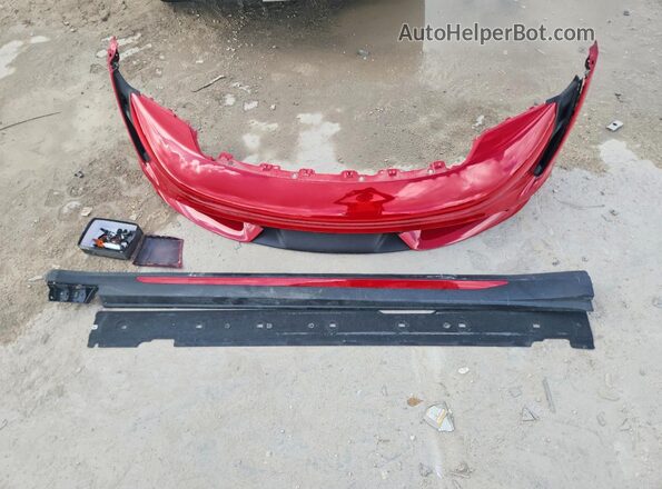 WP0AC2Y11LSA71398 2020 PORSCHE TAYCAN Красный Вид подкапотного пространства