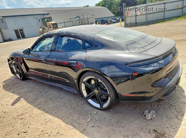 WP0AC2Y11MSA62167 2021 PORSCHE TAYCAN Black Rear left