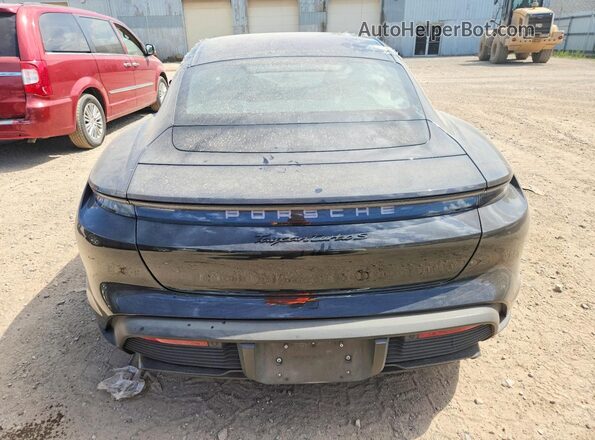 WP0AC2Y11MSA62167 2021 PORSCHE TAYCAN Black Rear view