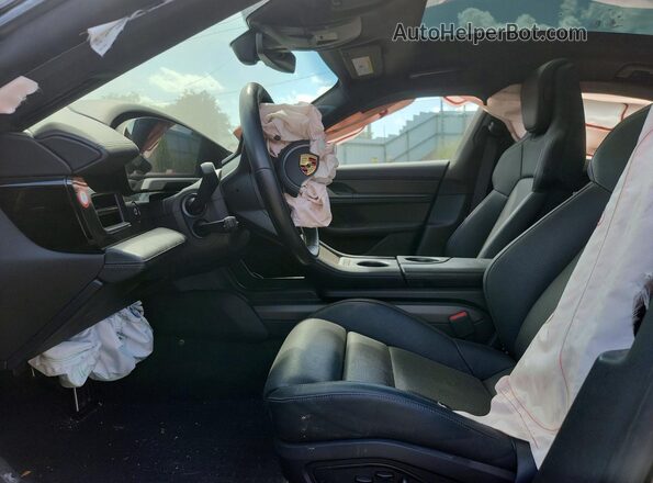 WP0AC2Y11MSA62167 2021 PORSCHE TAYCAN Black Front interior view