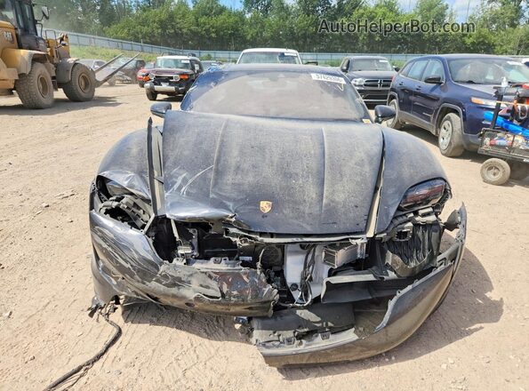 WP0AC2Y11MSA62167 2021 PORSCHE TAYCAN Black Front view