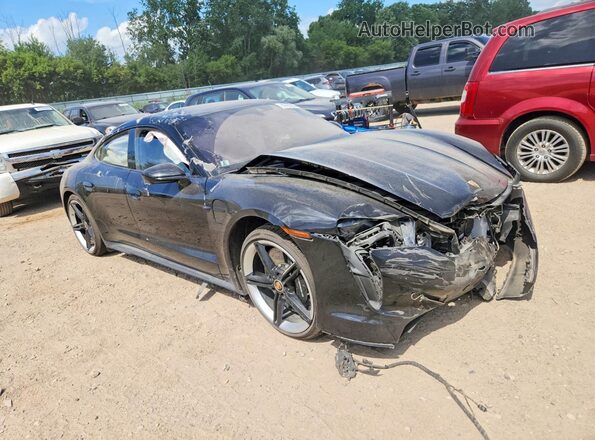WP0AC2Y11MSA62167 2021 PORSCHE TAYCAN Black Front right