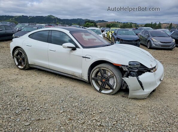 WP0AC2Y15LSA71226 2020 PORSCHE TAYCAN White Front right