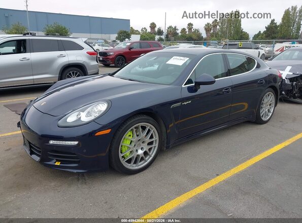 WP0AD2A78GL040870 2016 PORSCHE PANAMERA Dark Blue Przód lewy