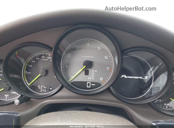WP0AD2A78GL040870 2016 PORSCHE PANAMERA Dark Blue Widok tylnych siedzeń