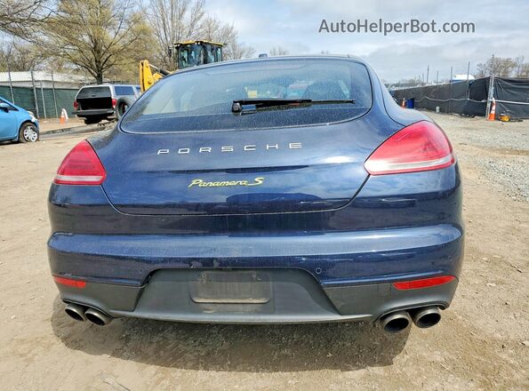 WP0AD2A79GL041297 2016 PORSCHE PANAMERA Синий Вид сзади
