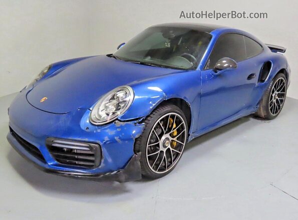WP0AD2A91JS156295 2018 PORSCHE 911 Blue უკანა მარჯვენა