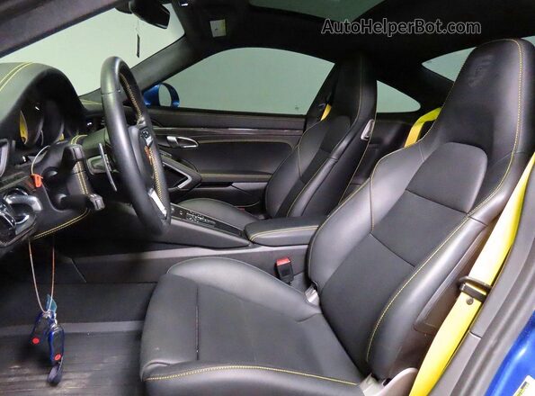 WP0AD2A91JS156295 2018 PORSCHE 911 Blue უკანა სავარძლების ხედი