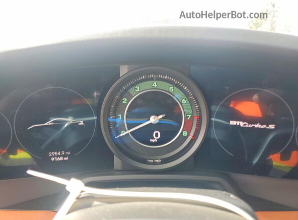 WP0AD2A92PS257421 2023 PORSCHE 911 Черный Вид щитка приборов