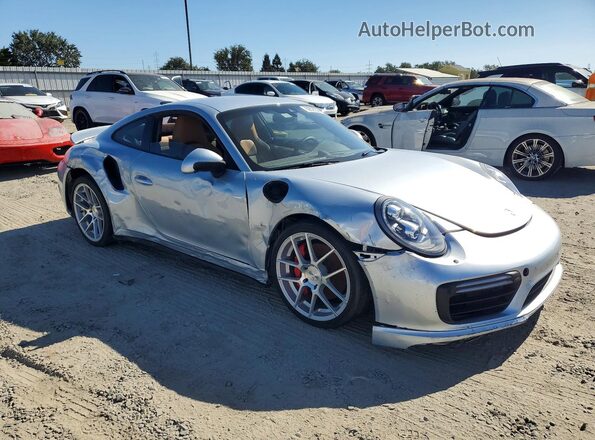 WP0AD2A93HS166823 2017 PORSCHE 911 Серебряный Передняя правая четверть
