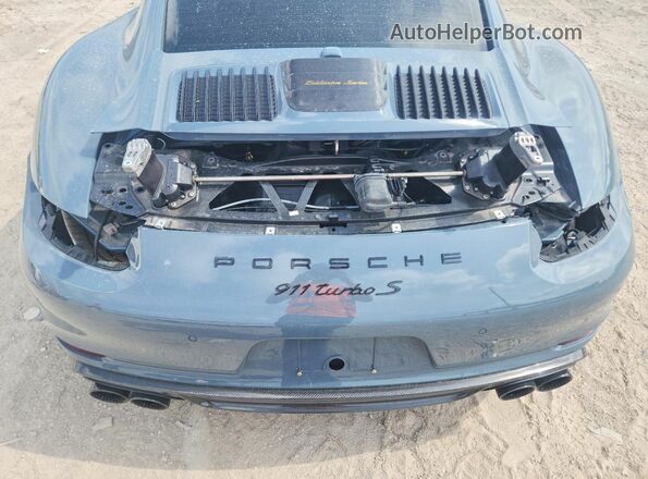 WP0AD2A94JS156923 2018 PORSCHE 911 Серый Вид задней части салона