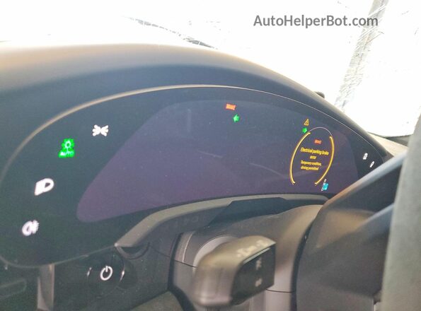 WP0AD2Y15SSA50310 2025 PORSCHE TAYCAN Gray Instrument cluster view