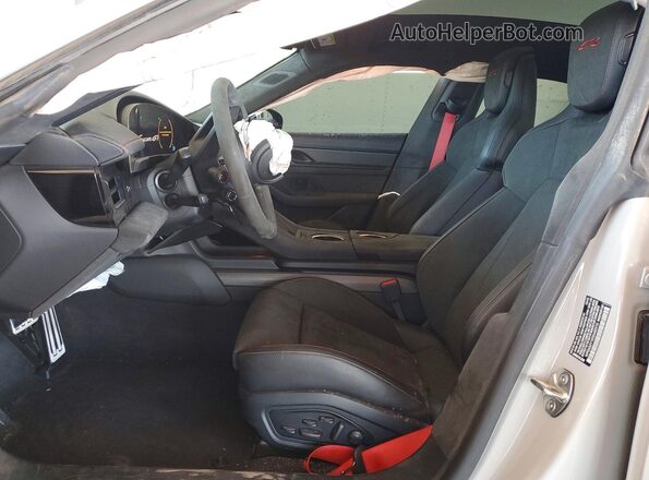 WP0AD2Y15SSA50310 2025 PORSCHE TAYCAN Gray Front interior view