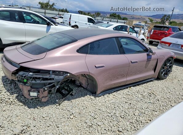 WP0AD2Y19RSA47498 2024 PORSCHE TAYCAN Pink Հետևի աջ
