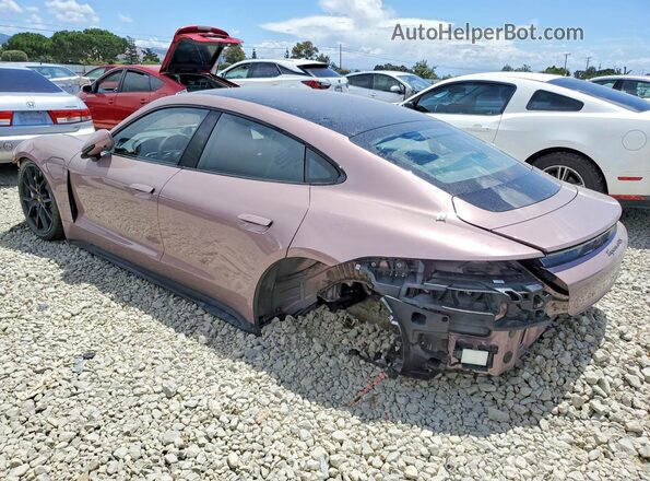 WP0AD2Y19RSA47498 2024 PORSCHE TAYCAN Pink Հետևի ձախ