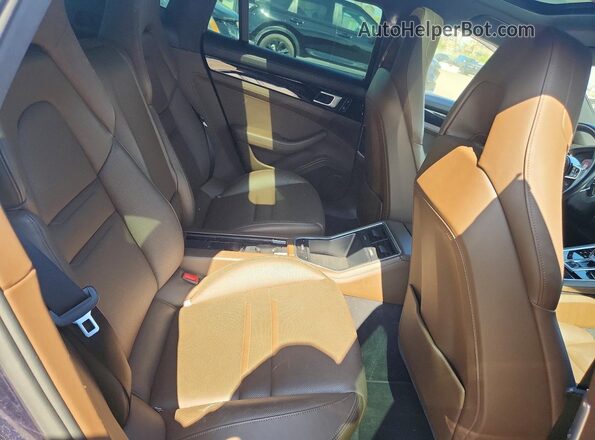 WP0AE2A76KL123123 2019 PORSCHE PANAMERA Blue Vista de los asientos traseros