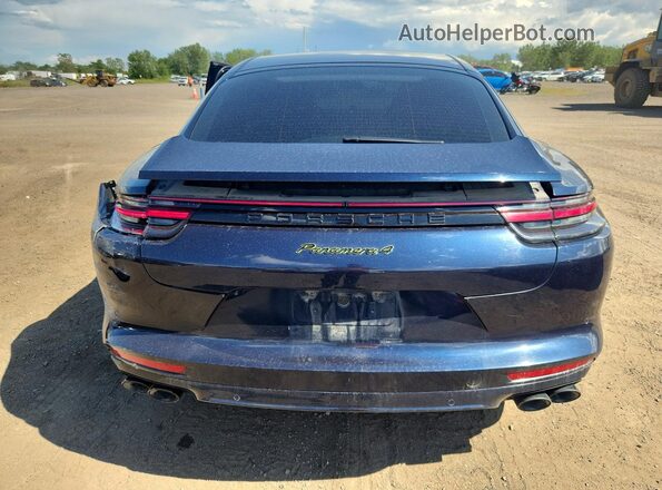 WP0AE2A76KL123123 2019 PORSCHE PANAMERA Blue Vista trasera