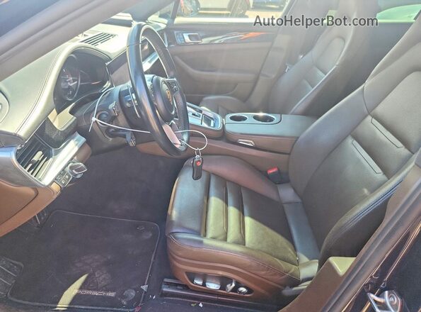 WP0AE2A76KL123123 2019 PORSCHE PANAMERA Blue Vista interior delantera
