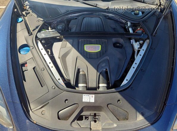 WP0AE2A76KL123123 2019 PORSCHE PANAMERA Blue Vista interior trasera