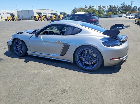 WP0AE2A89RK274577 2024 PORSCHE CAYMAN Серебряный Задняя левая четверть