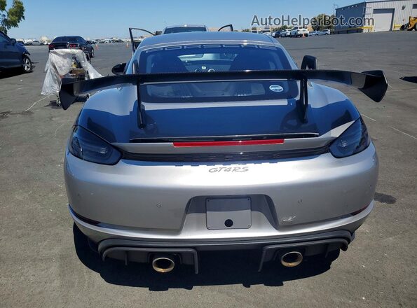 WP0AE2A89RK274577 2024 PORSCHE CAYMAN Серебряный Вид сзади