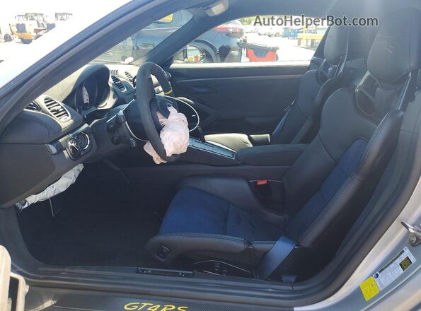 WP0AE2A89RK274577 2024 PORSCHE CAYMAN Серебряный Вид салона спереди
