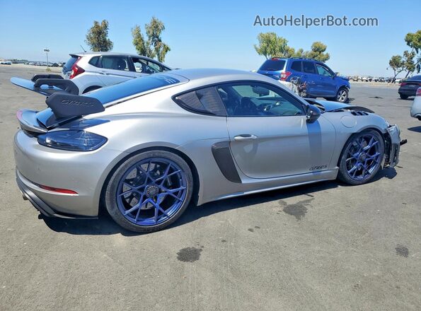 WP0AE2A89RK274577 2024 PORSCHE CAYMAN Серебряный Задняя правая четверть