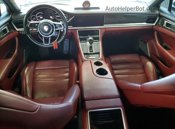 WP0AF2A71JL140178 2018 PORSCHE PANAMERA Blue Dashboard view