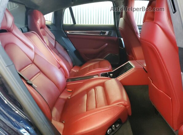 WP0AF2A71JL140178 2018 PORSCHE PANAMERA Blue Rear seats view