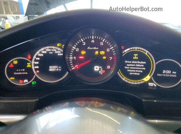 WP0AF2A71JL140178 2018 PORSCHE PANAMERA Blue Instrument cluster view