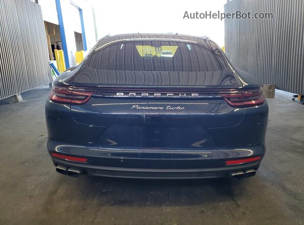 WP0AF2A71JL140178 2018 PORSCHE PANAMERA Blue Rear view