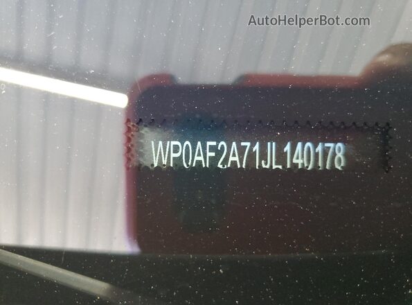 WP0AF2A71JL140178 2018 PORSCHE PANAMERA Blue Engine compartment view