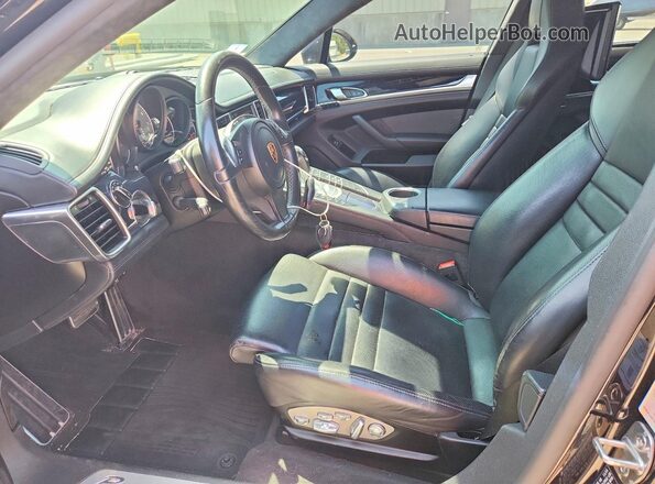 WP0AF2A78GL081039 2016 PORSCHE PANAMERA Black წინა სალონის ხედი