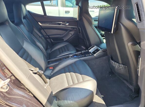 WP0AF2A78GL081039 2016 PORSCHE PANAMERA Black უკანა სავარძლების ხედი