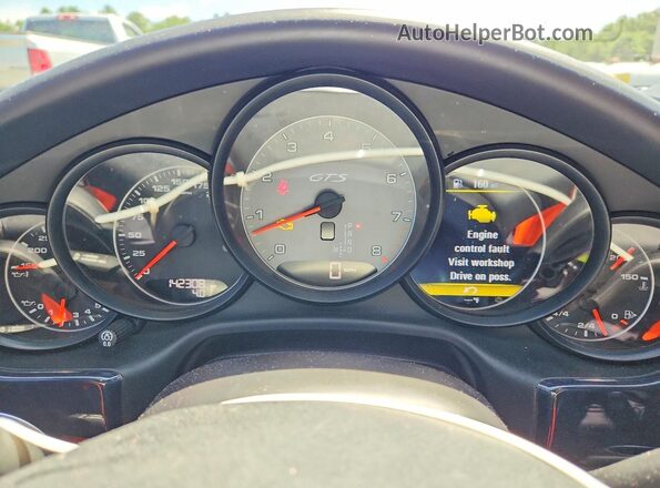 WP0AF2A78GL081039 2016 PORSCHE PANAMERA Black ხელსაწყოთა პანელის ხედი
