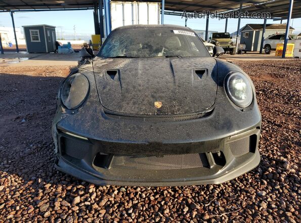 WP0AF2A91KS164084 2019 PORSCHE 911 Black Front view