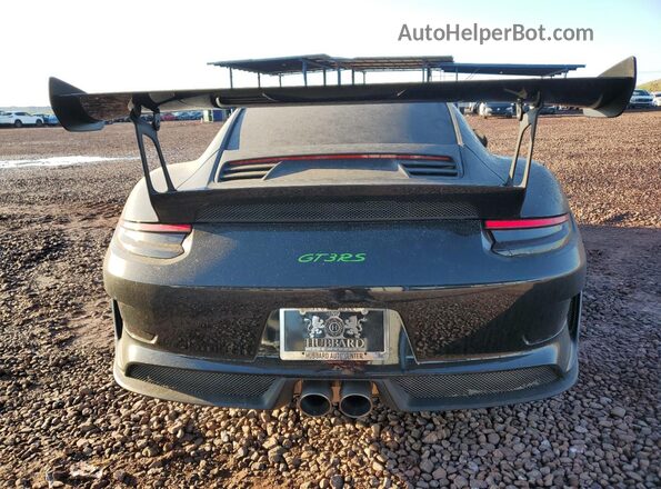 WP0AF2A91KS164084 2019 PORSCHE 911 Black Rear view