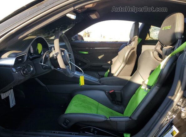 WP0AF2A91KS164084 2019 PORSCHE 911 Black Front interior view