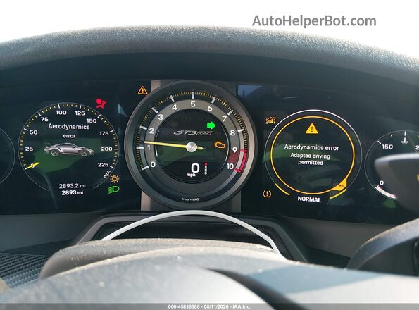 WP0AF2A94SS279794 2025 PORSCHE 911 Серебряный Вид задних сидений