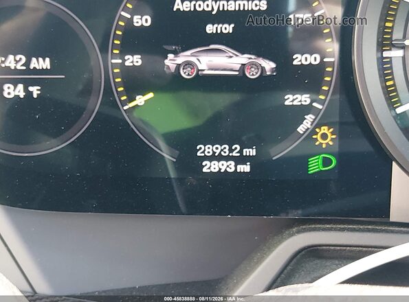 WP0AF2A94SS279794 2025 PORSCHE 911 Серебряный 