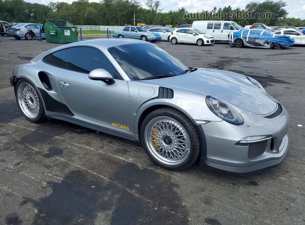 WP0AF2A99GS192917 2016 PORSCHE 911 Серебряный Передняя правая четверть
