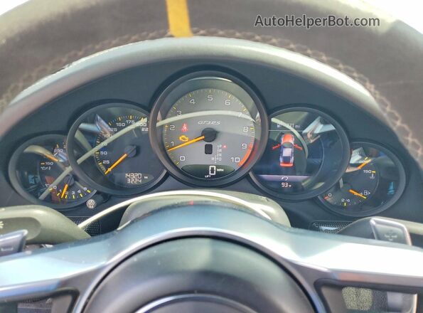 WP0AF2A99GS192917 2016 PORSCHE 911 Серебряный Вид щитка приборов
