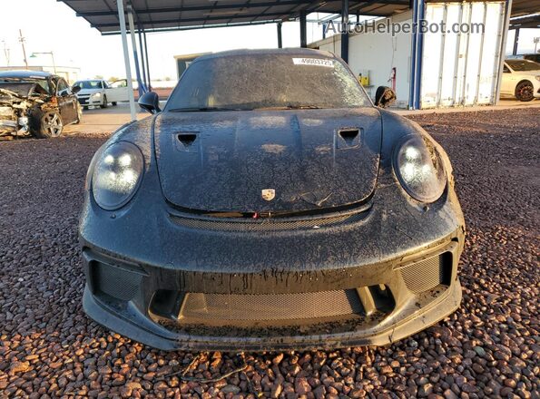 WP0AF2A9XKS164066 2019 PORSCHE 911 Черный Вид спереди