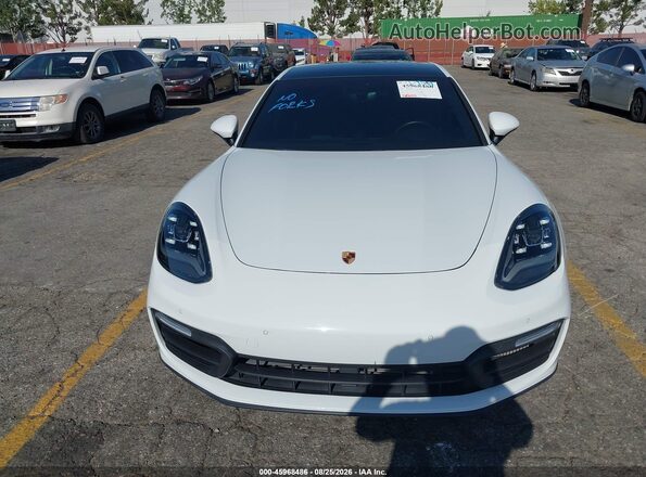 WP0AJ2A78NL100894 2022 PORSCHE PANAMERA Белый Вид спереди