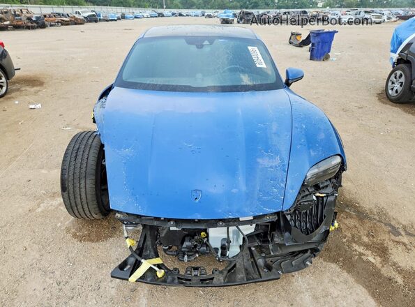 WP0BA2Y16RSA60402 2024 PORSCHE TAYCAN Blue Դիմացի տեսք