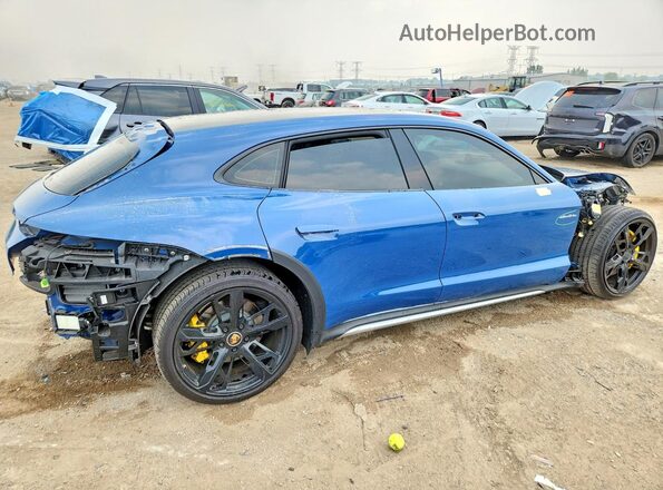 WP0BA2Y16RSA60402 2024 PORSCHE TAYCAN Blue Հետևի աջ