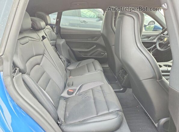 WP0BA2Y16RSA60402 2024 PORSCHE TAYCAN Blue Հետևի նստատեղերի տեսք